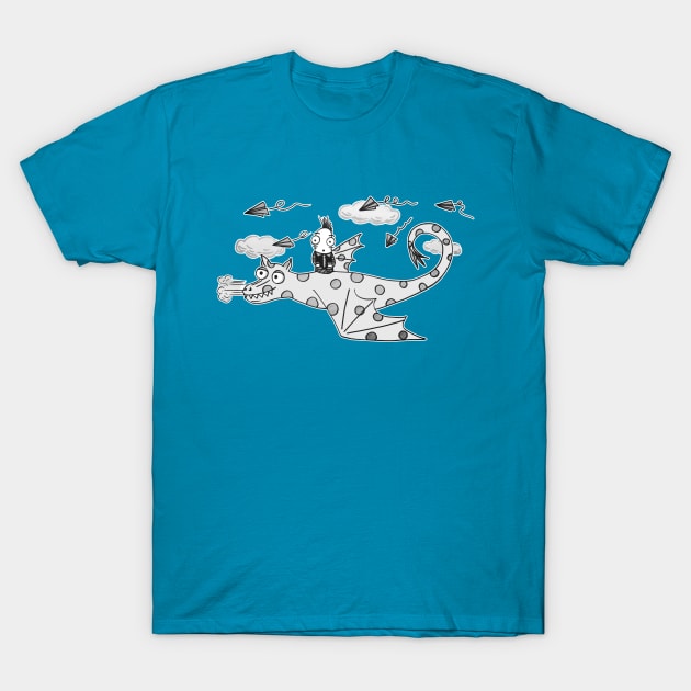 Quirky Comics: Dragon T-Shirt by DearTreehouse